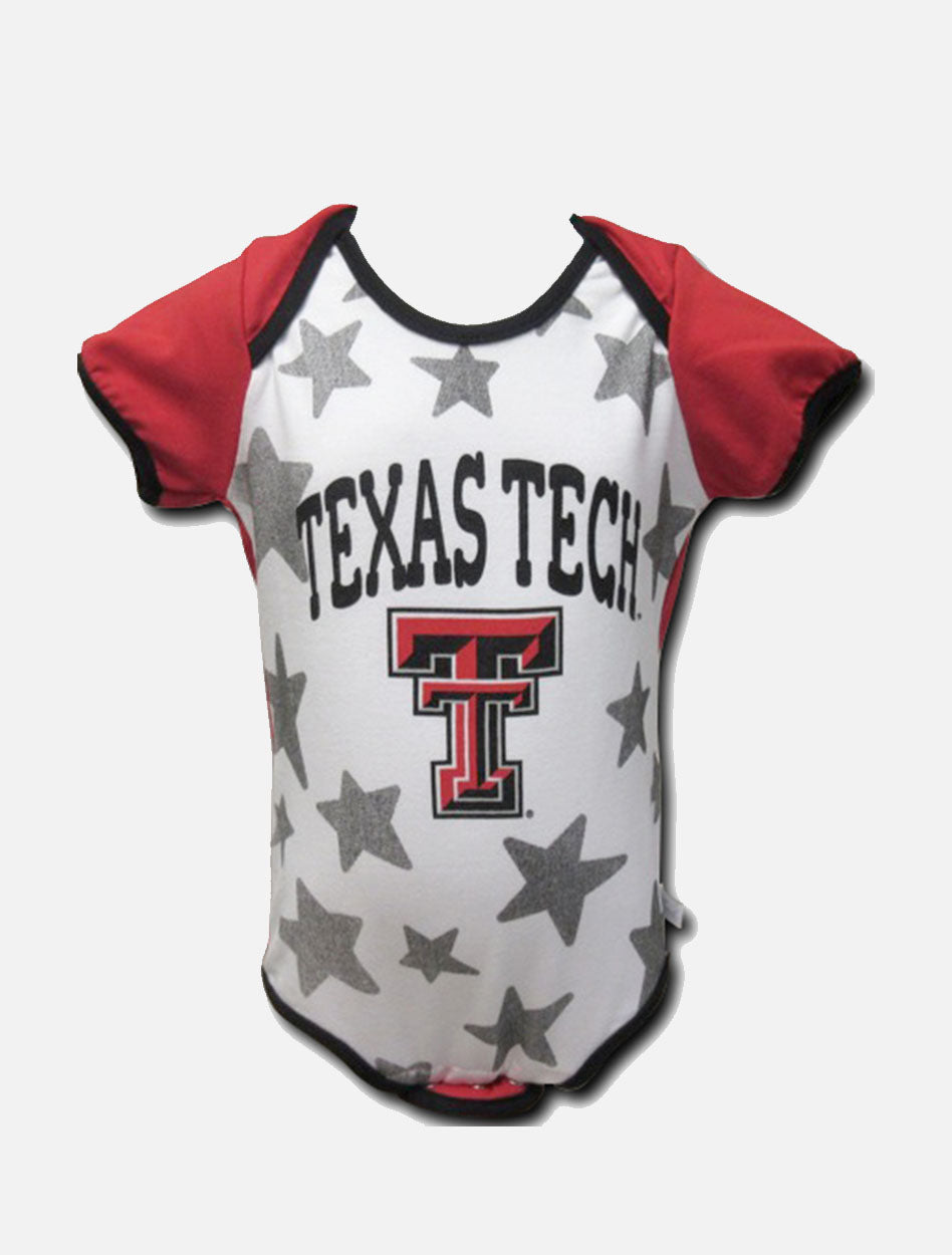 Texas Tech Red Raiders Raglan Star INFANT Onesie