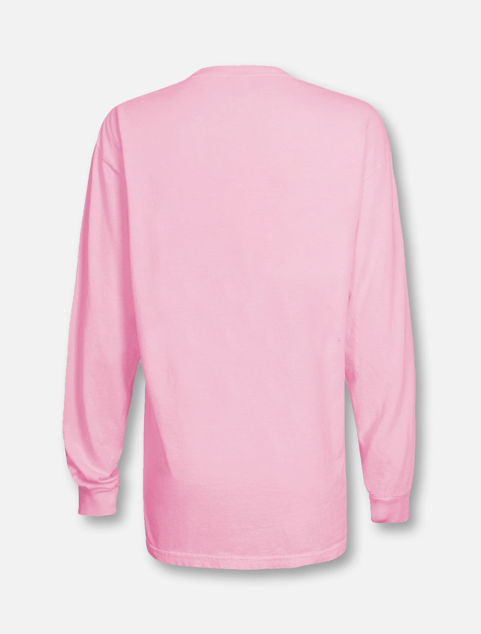 Texas Tech Red Raiders "All Heart Pink Power" Breast Cancer Awareness Long Sleeve T-Shirt