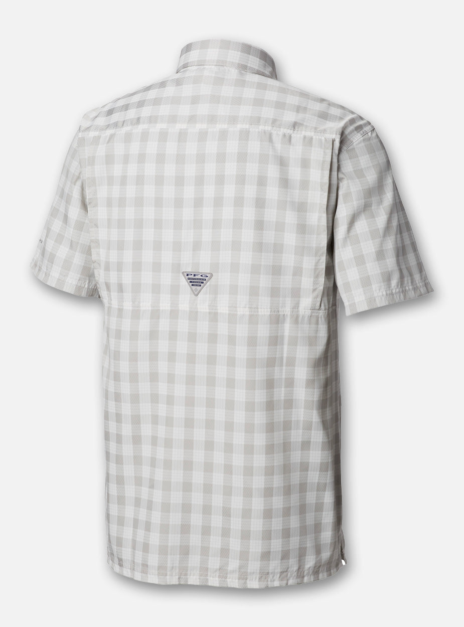 Texas Tech Columbia "Slack Tide" Double T Plaid Button Down Shirt
