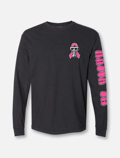 Texas Tech Red Raiders Empowered by Pink Breast Cancer Awareness Long Sleeve T-Shirt