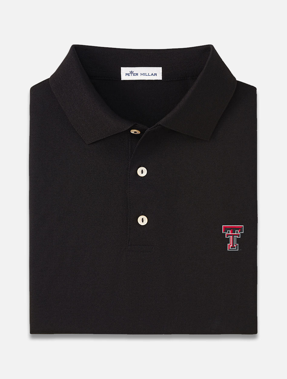 Peter Millar Texas Tech Red Raiders Solid Cotton Mercerized Polo