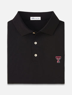 Peter Millar Texas Tech Red Raiders Solid Cotton Mercerized Polo