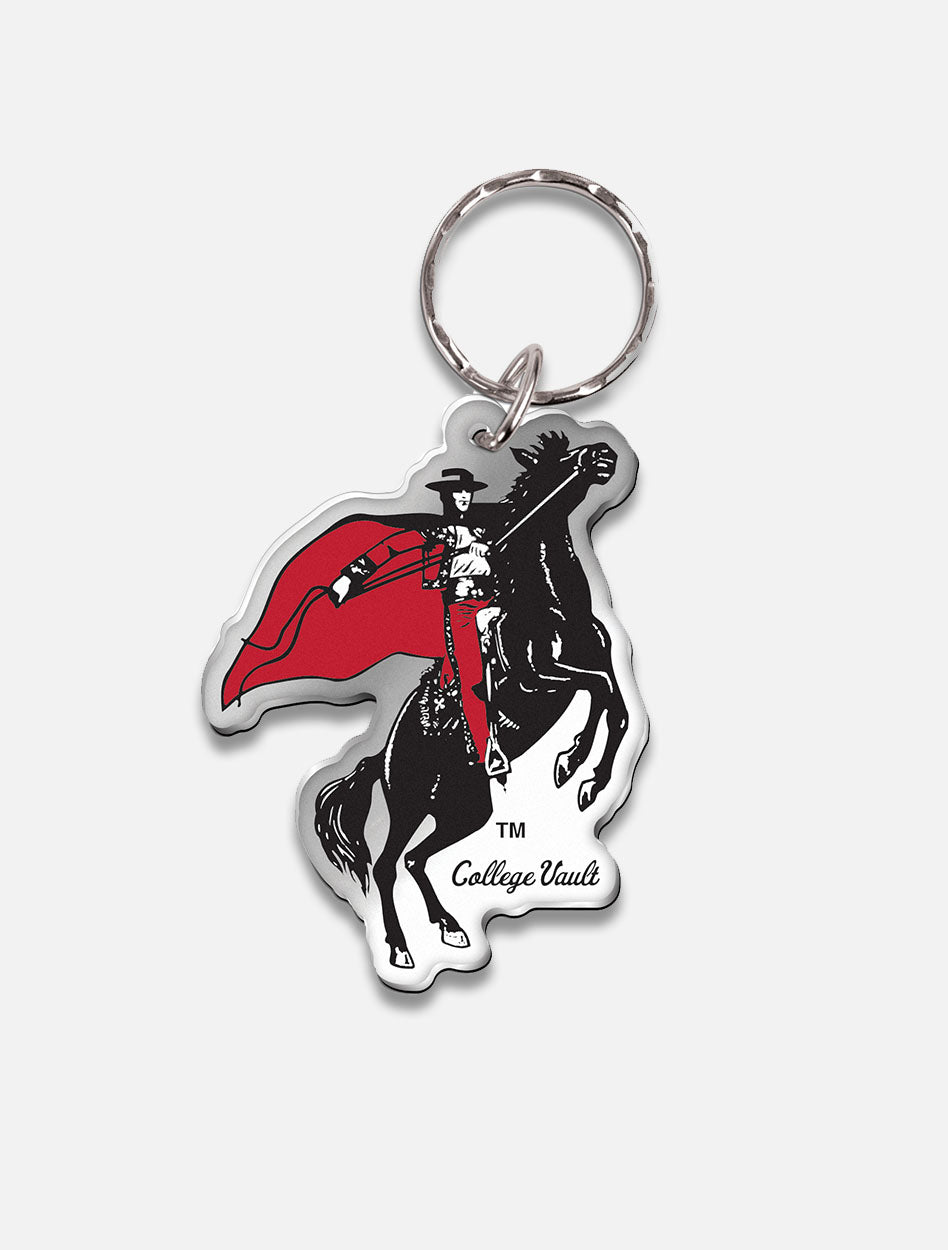 Texas Tech Red Raiders Vault "Rearing Rider" Mirrored Key Chain