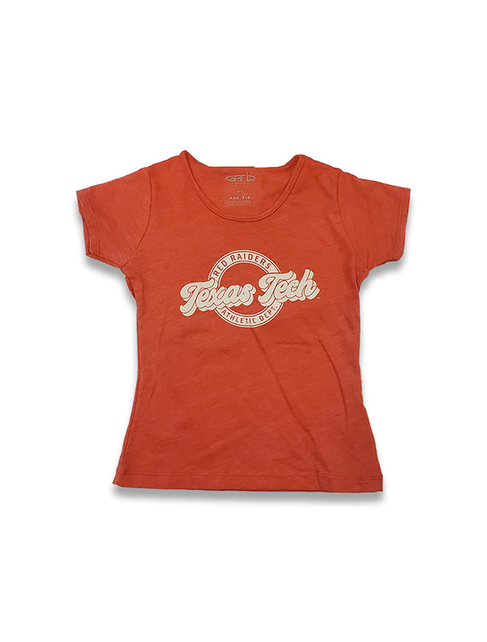 Garb Texas Tech "Charlotte" TODDLER Cap Sleeve Tee