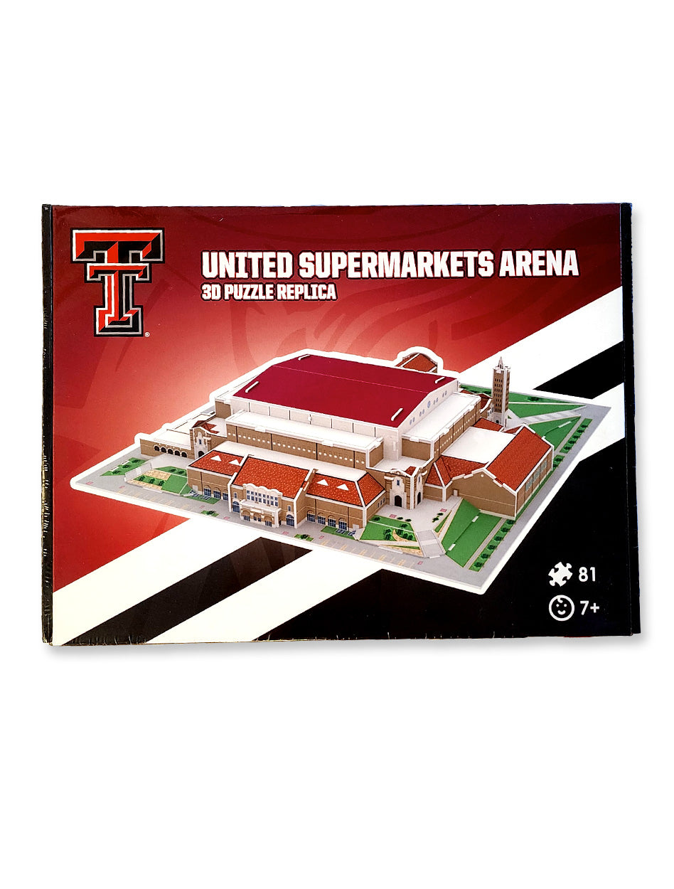 Texas Tech "United Spirit Arena" 3-D Puzzle