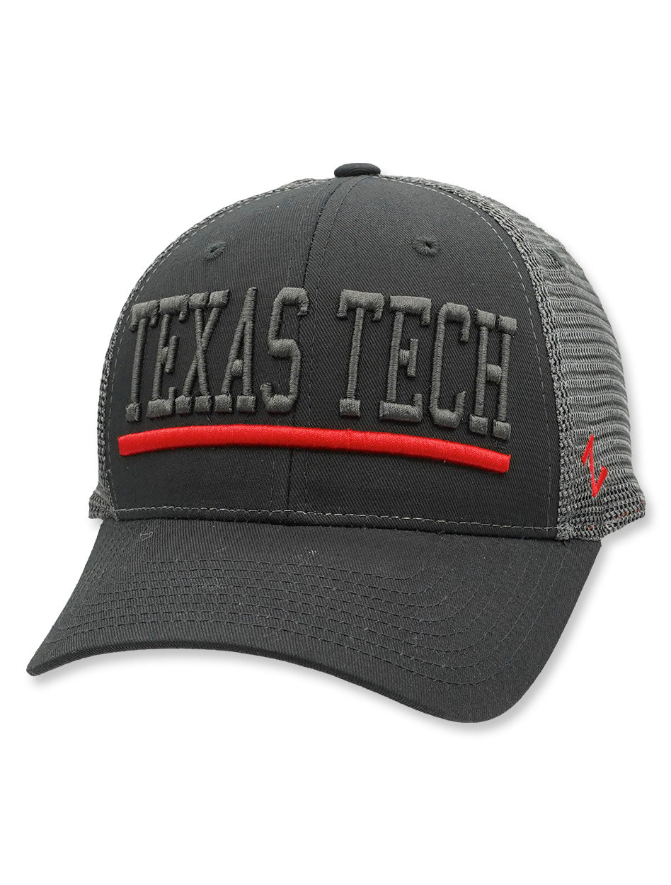 Zephyr Texas Tech over Red Bar "Upfront" Snapback Cap