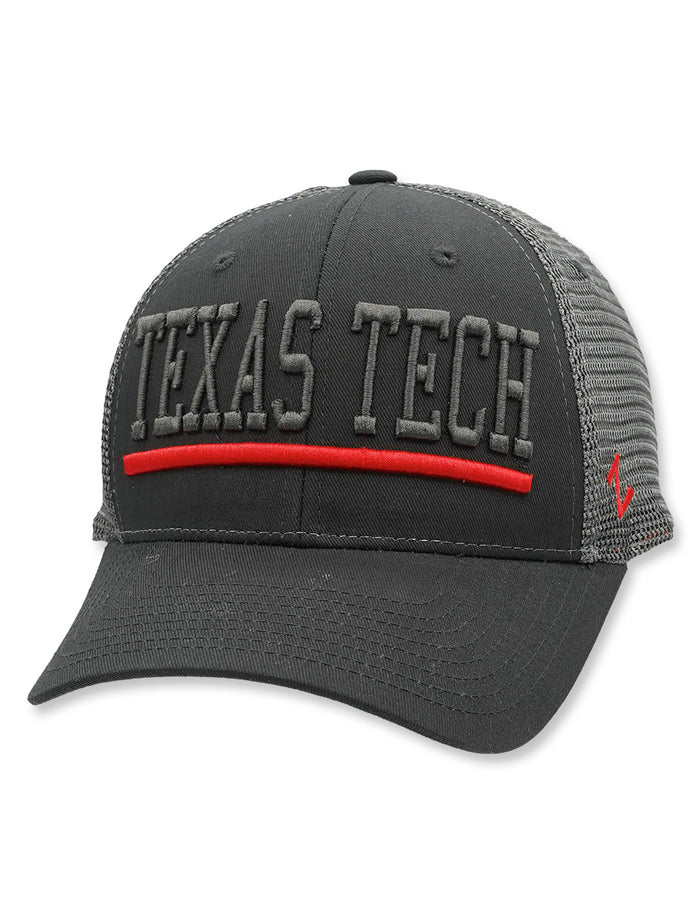 Zephyr Texas Tech over Red Bar "Upfront" Snapback Cap