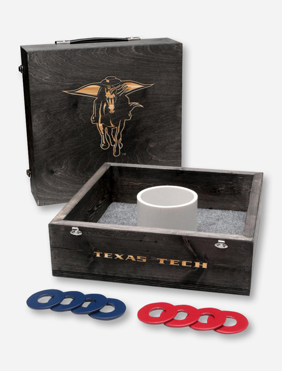Texas Tech Red Raiders Onyx Stained Washer Game Set - ONLINE ONLY