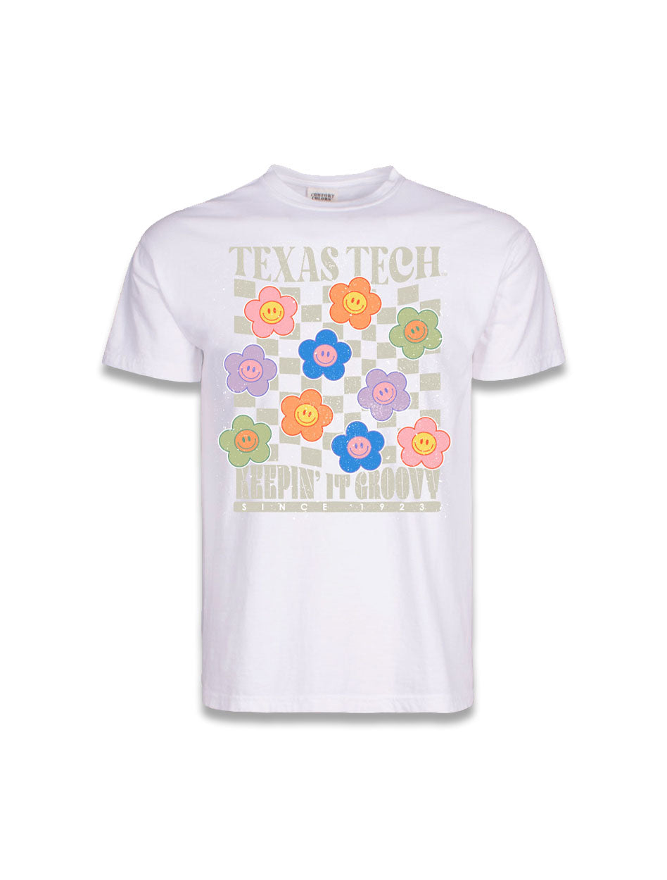 Texas Tech "Keep It Groovy" YOUTH Short Sleeve T-shirt