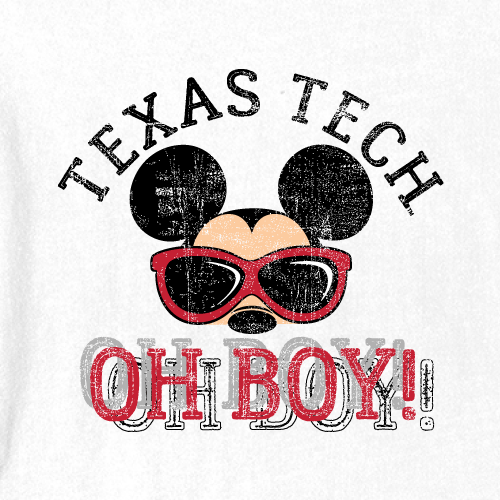 Disney x Red Raider Outfitter Texas Tech "News Stand" YOUTH T-shirt