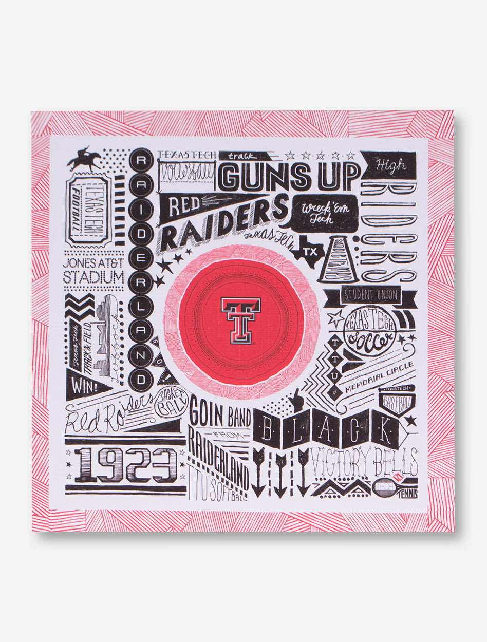 Texas Tech Pictograph Canvas