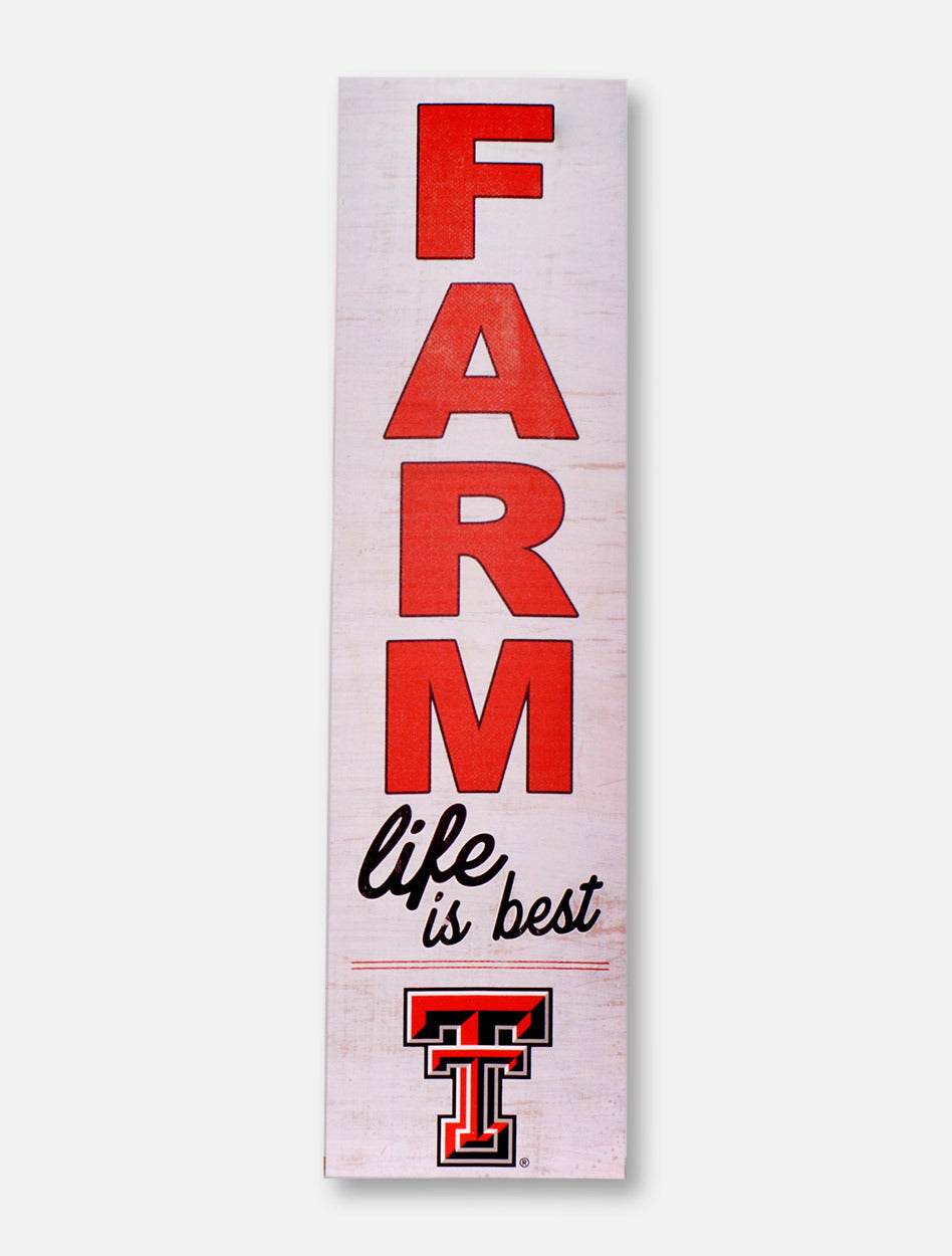 Texas Tech Red Raiders "Farm Life Is Best"  Wall Art