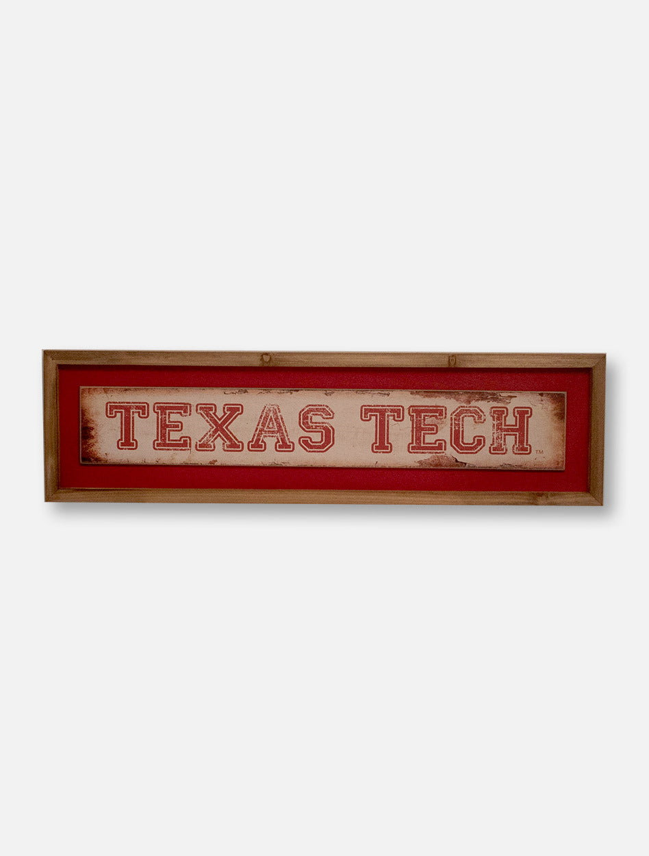 Texas Tech Red Raiders Distress Wooden Sign