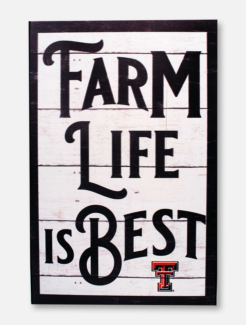 Texas Tech Red Raiders "Farm Life" with Double T Wall Art