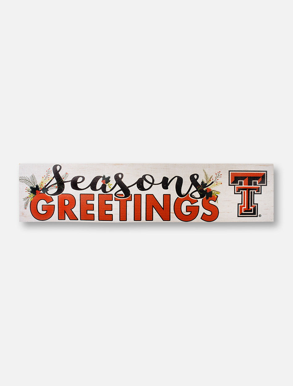 Texas Tech Red Raiders Double T "Season Greetings" Wall Decor
