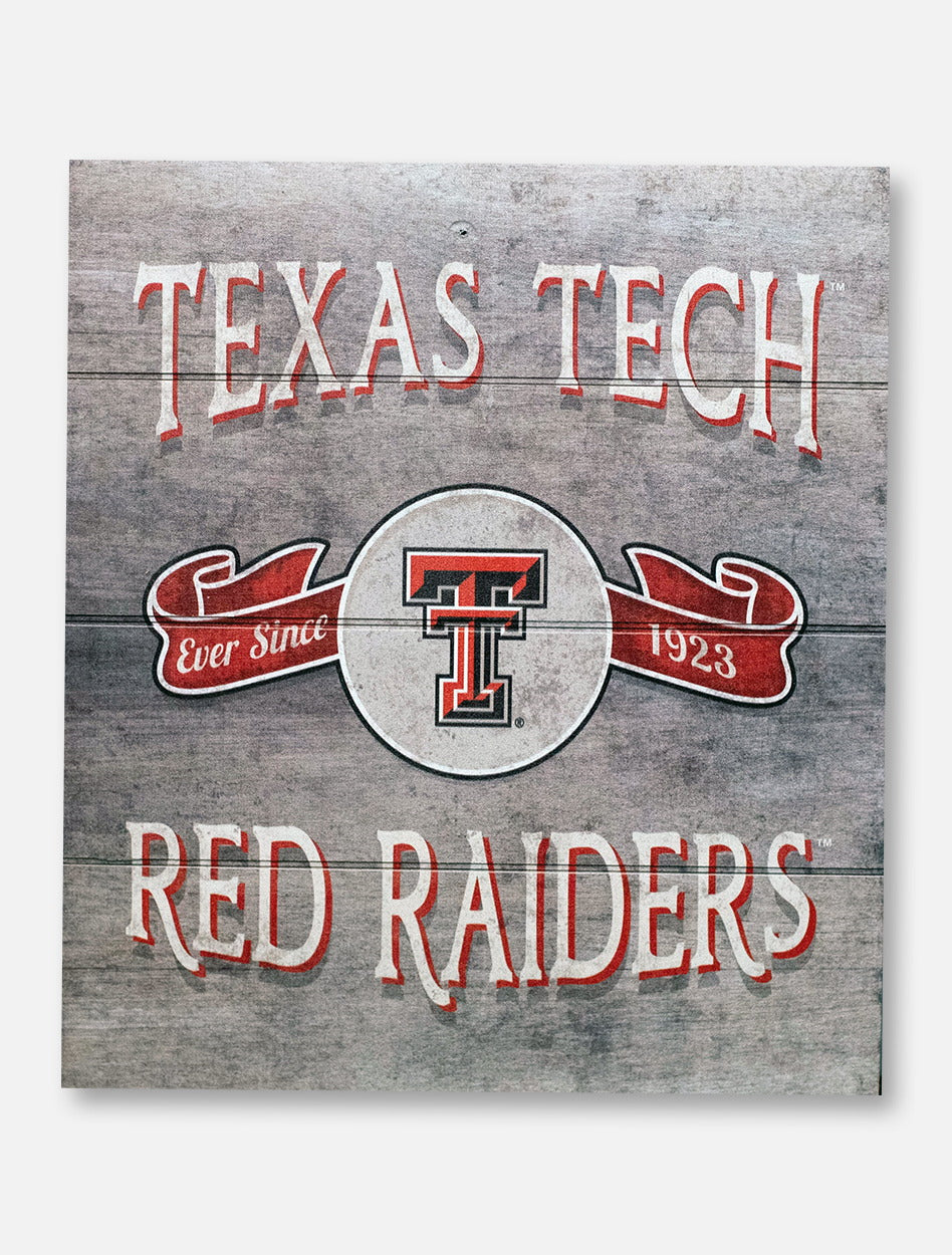 Texas Tech Red Raiders "Vintage Banner" Pallet Sign