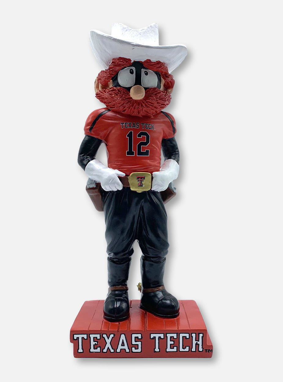 Texas Tech Raider Red Mascot Platform Statue