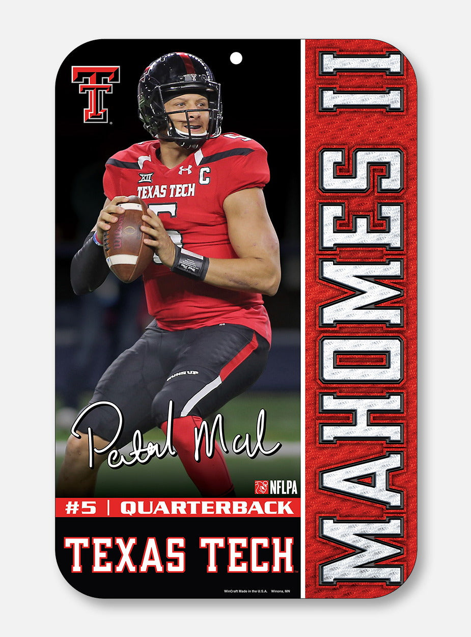 Texas Tech Red Raiders Patrick Mahomes II Sign