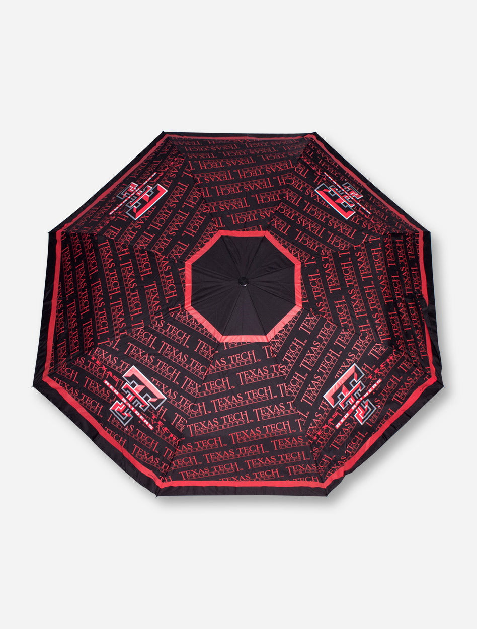 Texas Tech Red Raiders Folding Wrap Up Umbrella