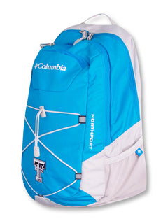 Columbia Texas Tech "Northport" Black and White Double T Backpack