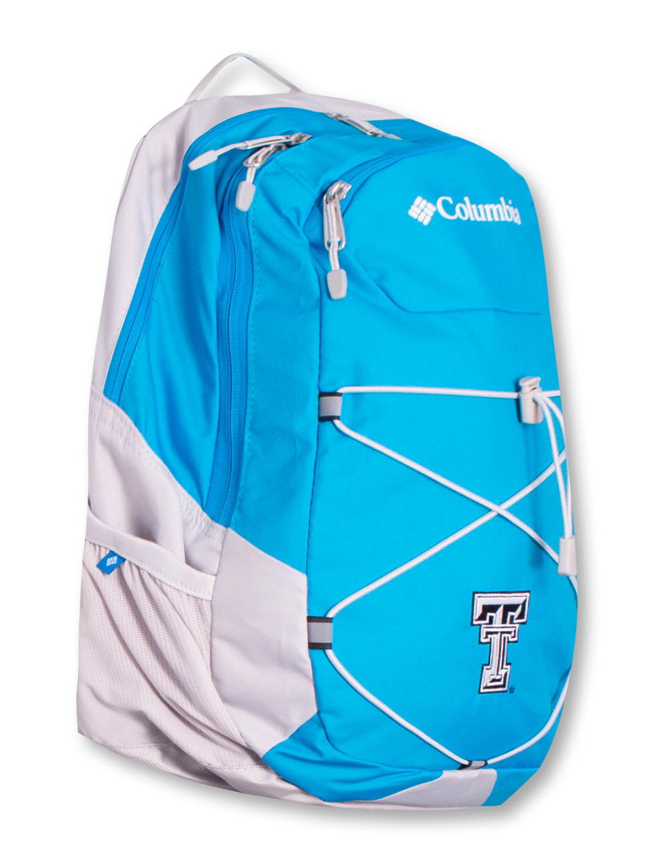 Columbia Texas Tech "Northport" Black and White Double T Backpack