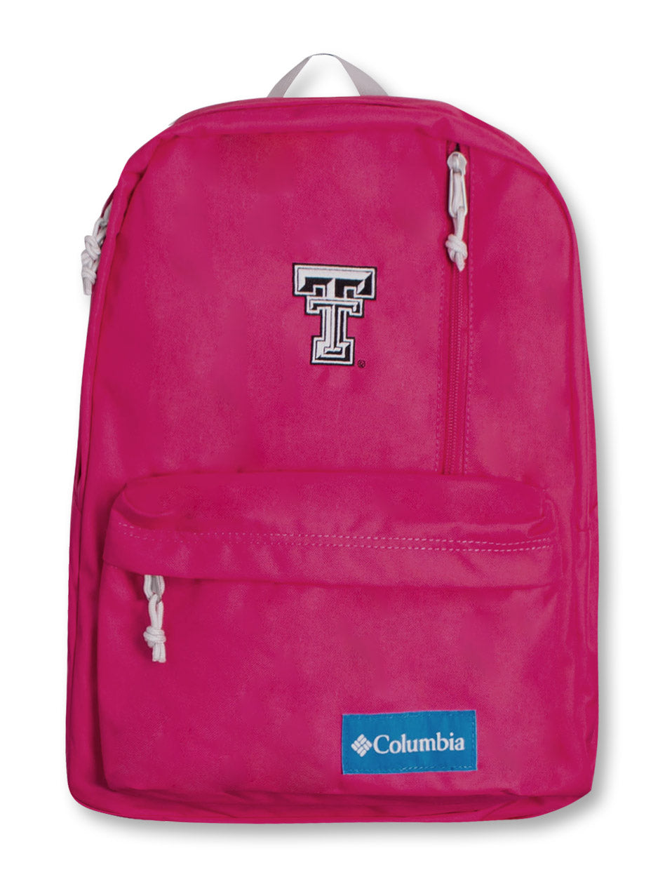 Columbia Texas Tech "Sun Pass" Black and White Double T Backpack