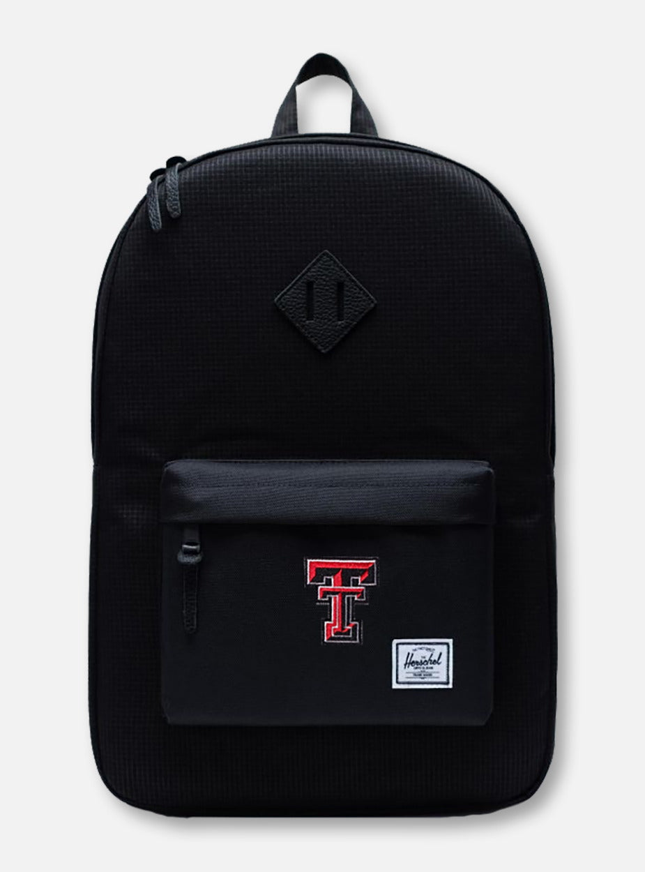 Herschel Texas Tech Red Raiders "Dark Grid" Black Backpack