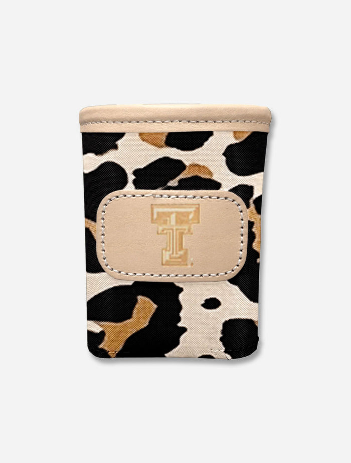 Jon Hart Texas Tech Red Raiders Leopard Print Double T Can Cooler