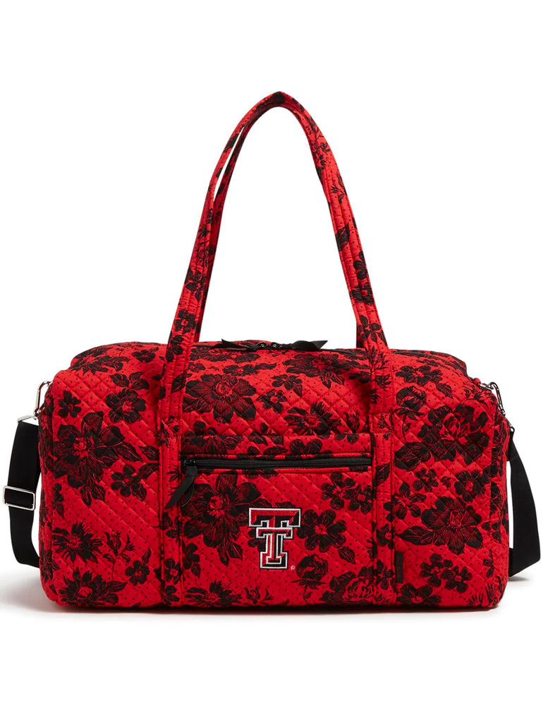 Vera Bradley Texas Tech Red Raiders Rain Garden Triple-Zip Hipster  Crossbody Bag