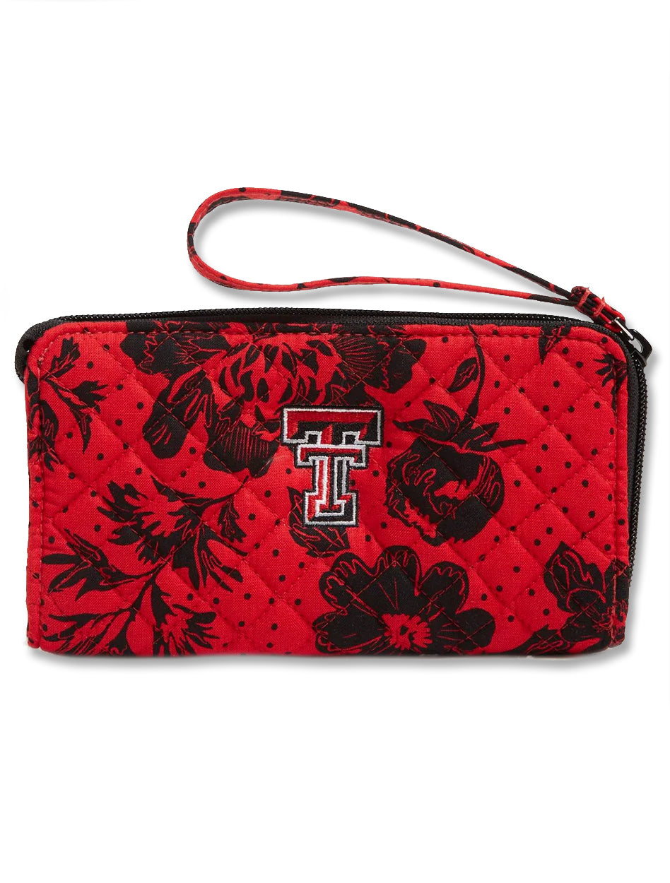 Vera Bradley Texas Tech "Rain Garden" Wristlet