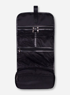 Texas Tech Double T Emblem on Black Travel Toiletry Bag
