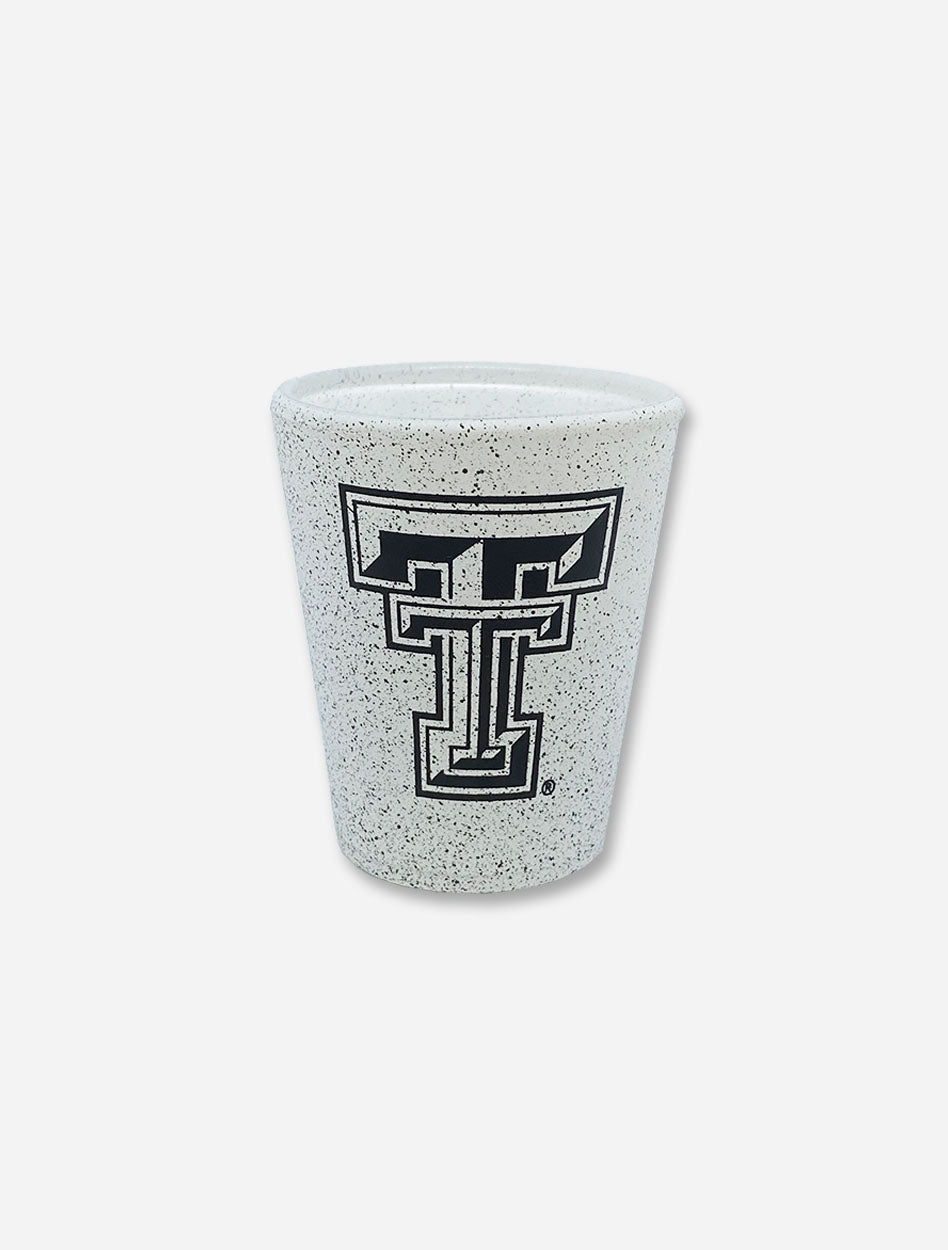 Texas Tech Double T Speckled Granite Shot Glass