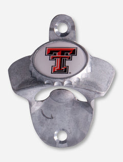 Texas Tech Double T on Wall Mount Bottle Opener