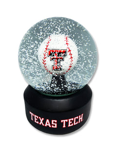 Texas Tech Red Raiders "Baseball " Snow Globe