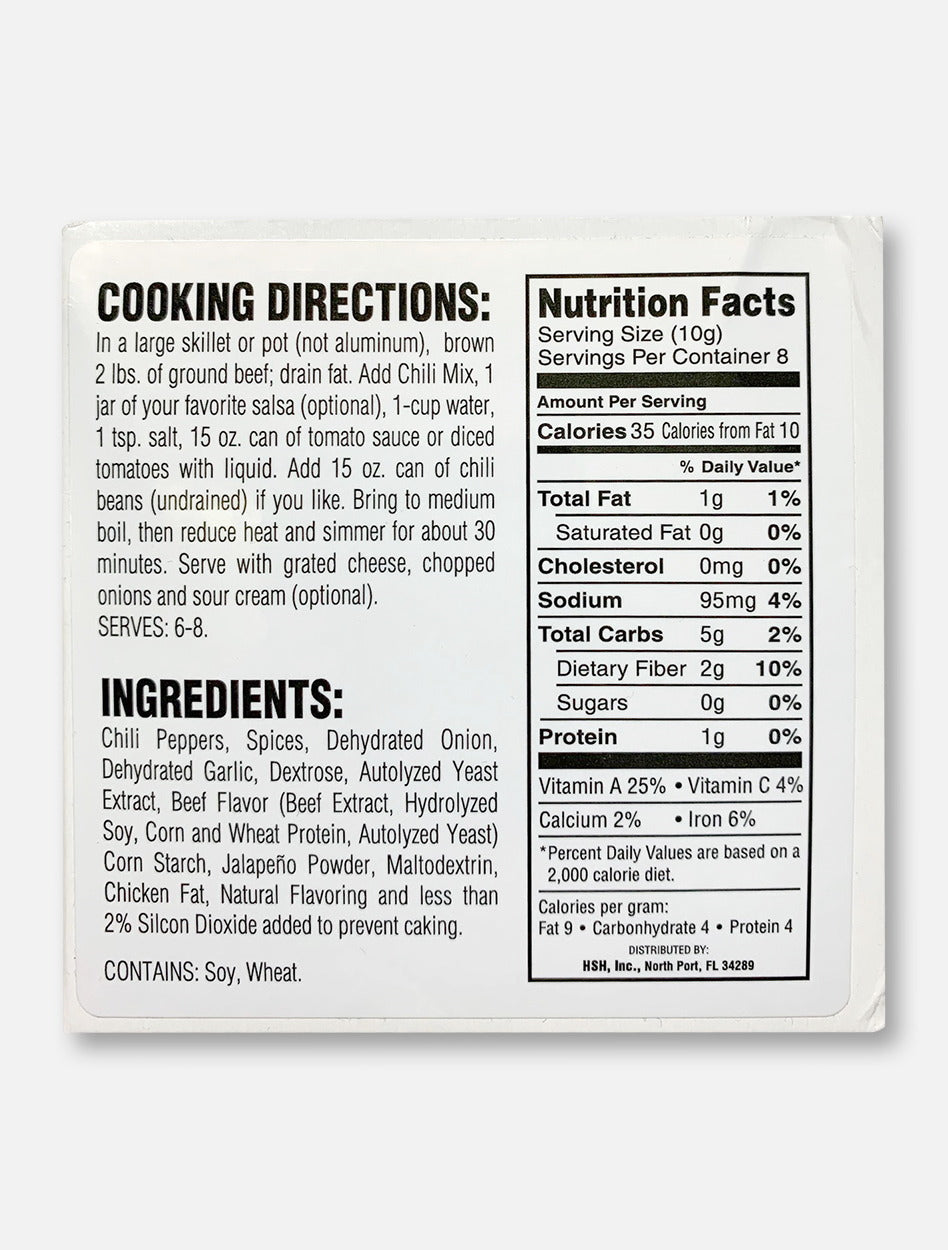 Texas Tech Red Raiders Chili Mix