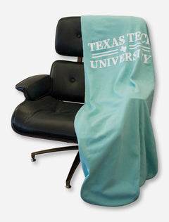 Texas Tech Red Raiders Bar None White Text Sweatshirt Blanket