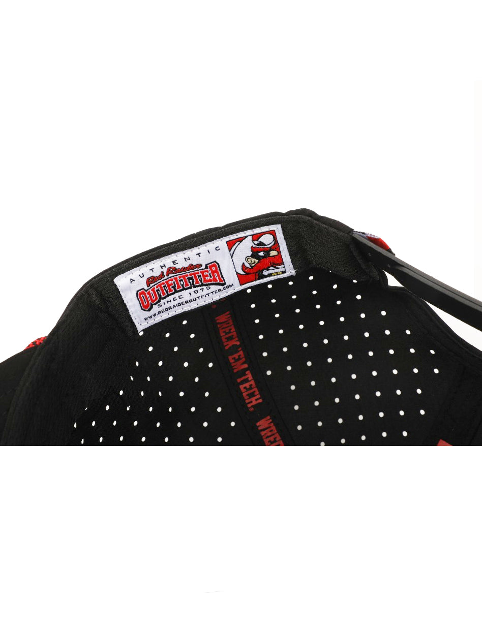Texas Tech Dark Horse "Hub City" Black Corded Sport Snapback Cap
