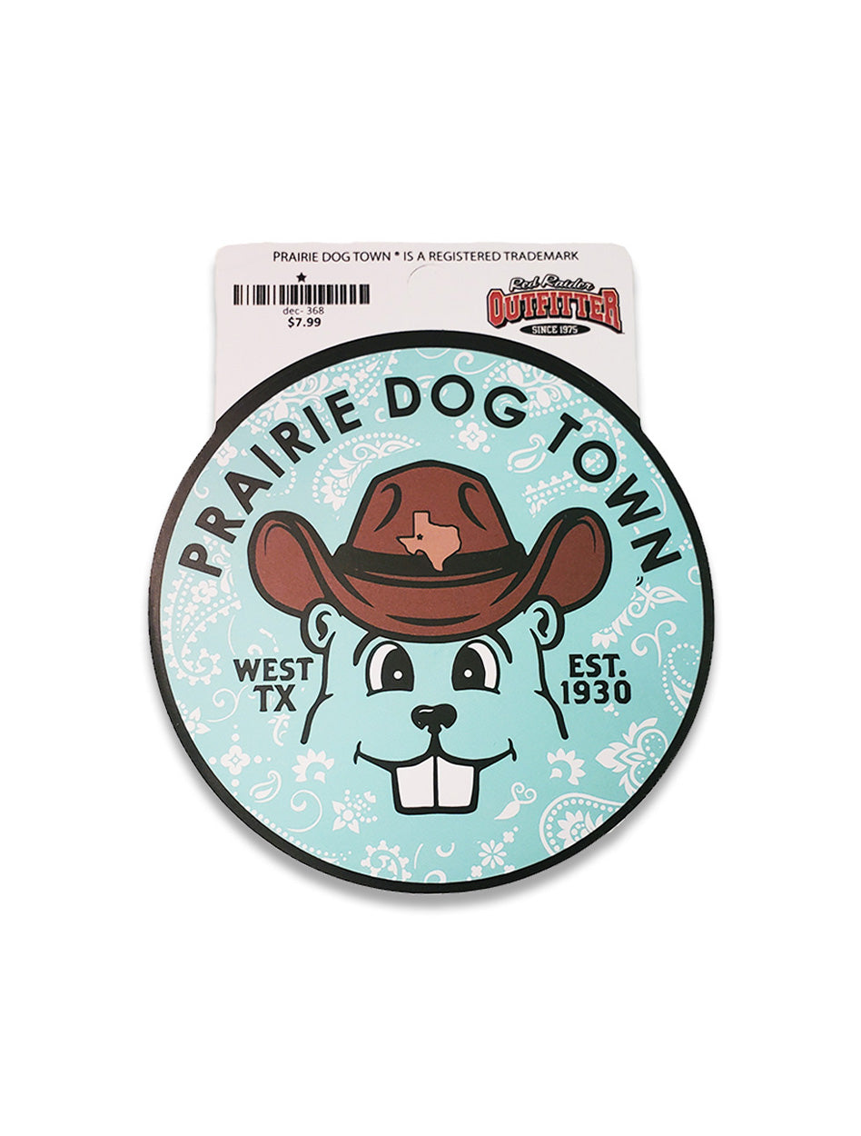 Texas Tech Prairie Dog Town® Paisley Vinyl Decal