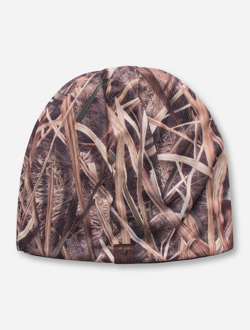 Top of the World Texas Tech Masked Rider Patch on Camo Beanie