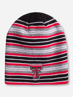 Zephyr Texas Tech "Traverse" Double T Striped Beanie