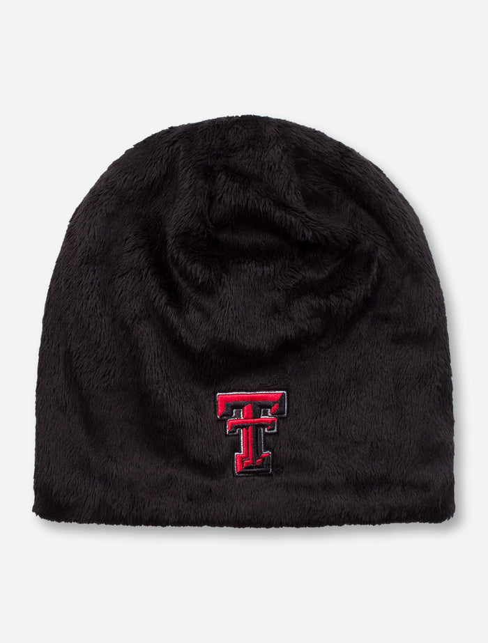 Zephyr Texas Tech "Minx" Double T Faux Fur Beanie