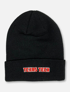 Top of the World Texas Tech Red Raiders Double T Classic Cuffed Knit Beanie
