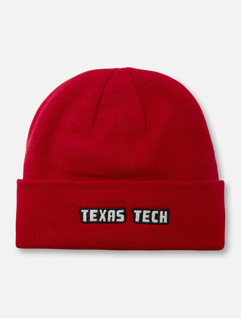 Top of the World Texas Tech Red Raiders Double T Classic Cuffed Knit Beanie