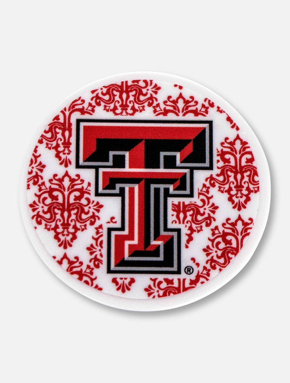 Mee Too Texas Tech Red Raiders Damask Pop Socket Grip Stand
