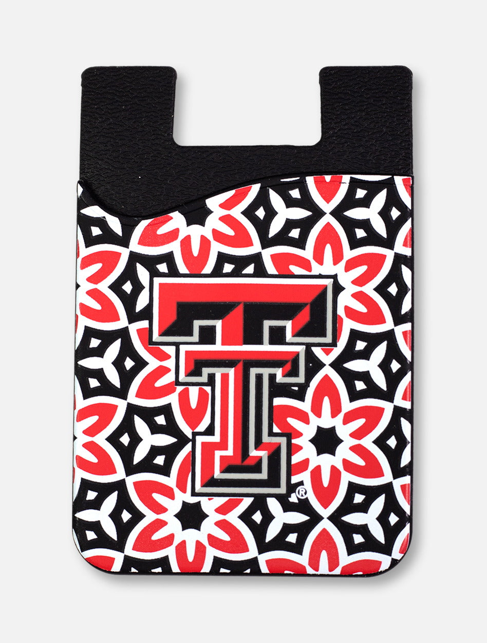 Texas Tech Red Raiders Double T Floral Cell Phone ID Holder