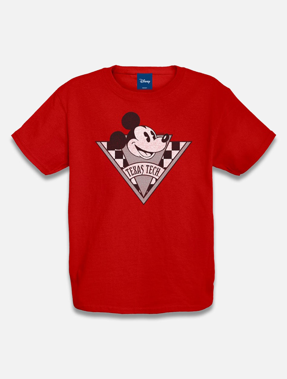 Disney x Red Raider Outfitter Texas Tech "Checkered Mickey" YOUTH T-Shirt