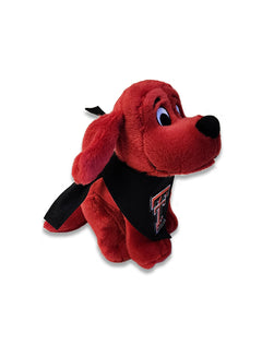 Texas Tech "Clifford the Big Red Dog" Stuffed Animal w/ Bandana