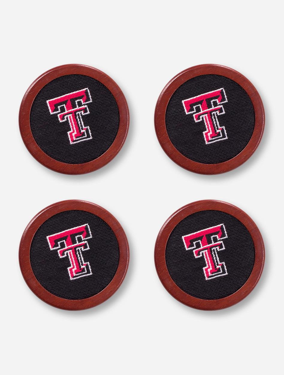 Texas Tech Needle Point Coasters