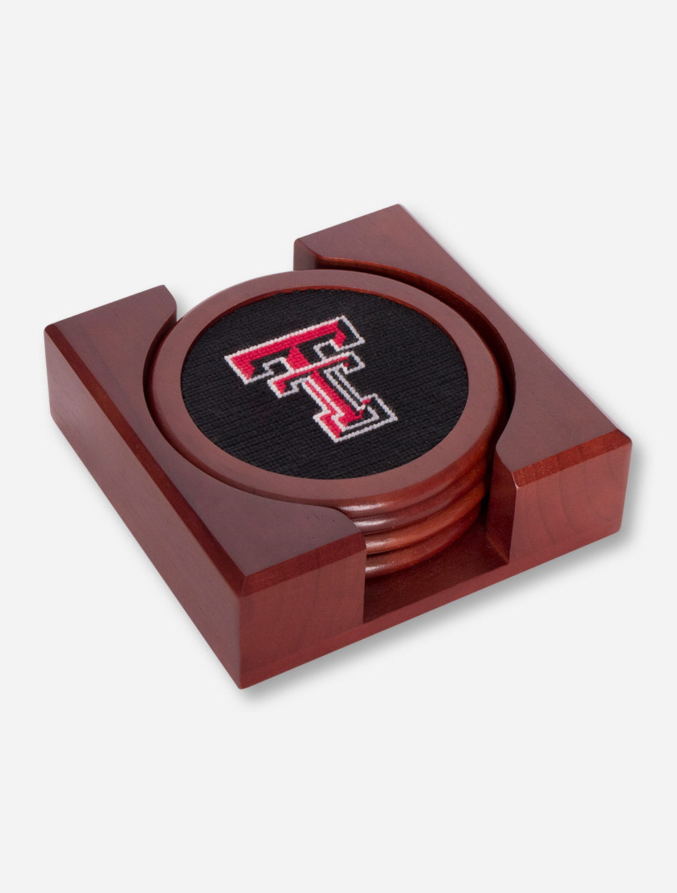 Texas Tech Needle Point Coasters