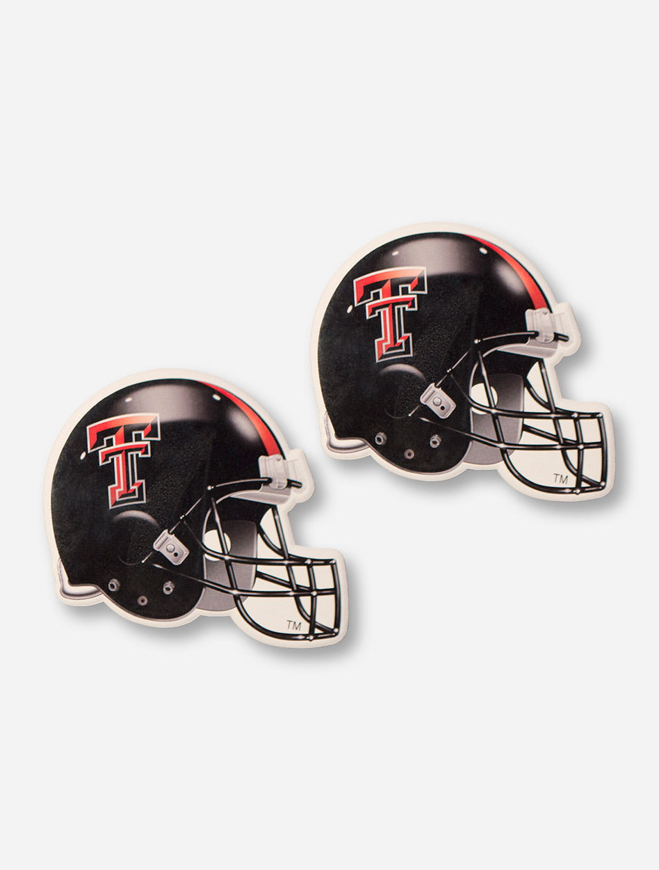Texas Tech Red Raiders Set of 2 Absorbent Football Helmet Coasters
